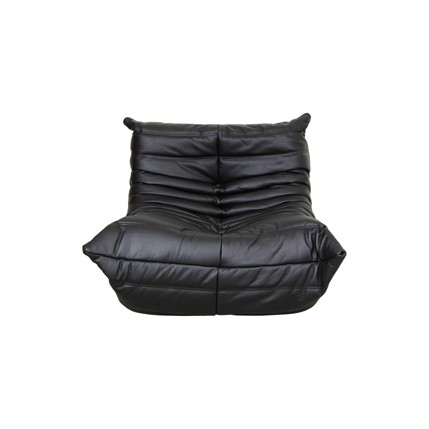 Lazy Caterpillar Sofa - Black Eco Leather